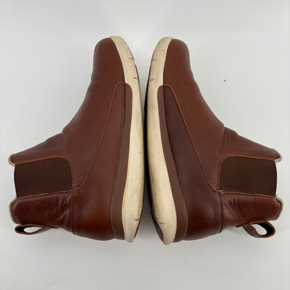 KURU Luna Ankle Boots Women 9 Brown Leather Chelsea Orthopedic - Picture 8 of 9
